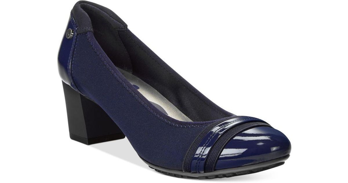 anne klein guardian block heel pumps